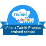 Twinkl Phonics Trained Website Badge